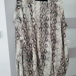 Snakeskin Print Women's Kimono